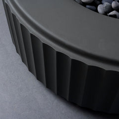 Amani Round Bioethanol Fire Pit