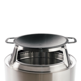 Yukon 27" Cast Iron Wok Top + Hub