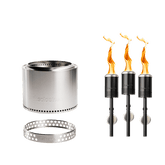 Bonfire 19.5" Fire Pit + Torches Bundle