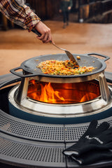 Yukon 27" Cast Iron Wok Top + Hub