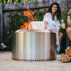 Yukon 27" Fire Pit + Surround Lite Bundle