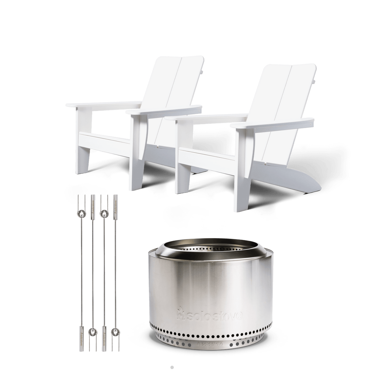 Yukon 27" Fire Pit Deluxe Deck Bundle