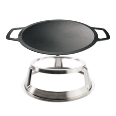 Yukon 27" Cast Iron Wok Top + Hub